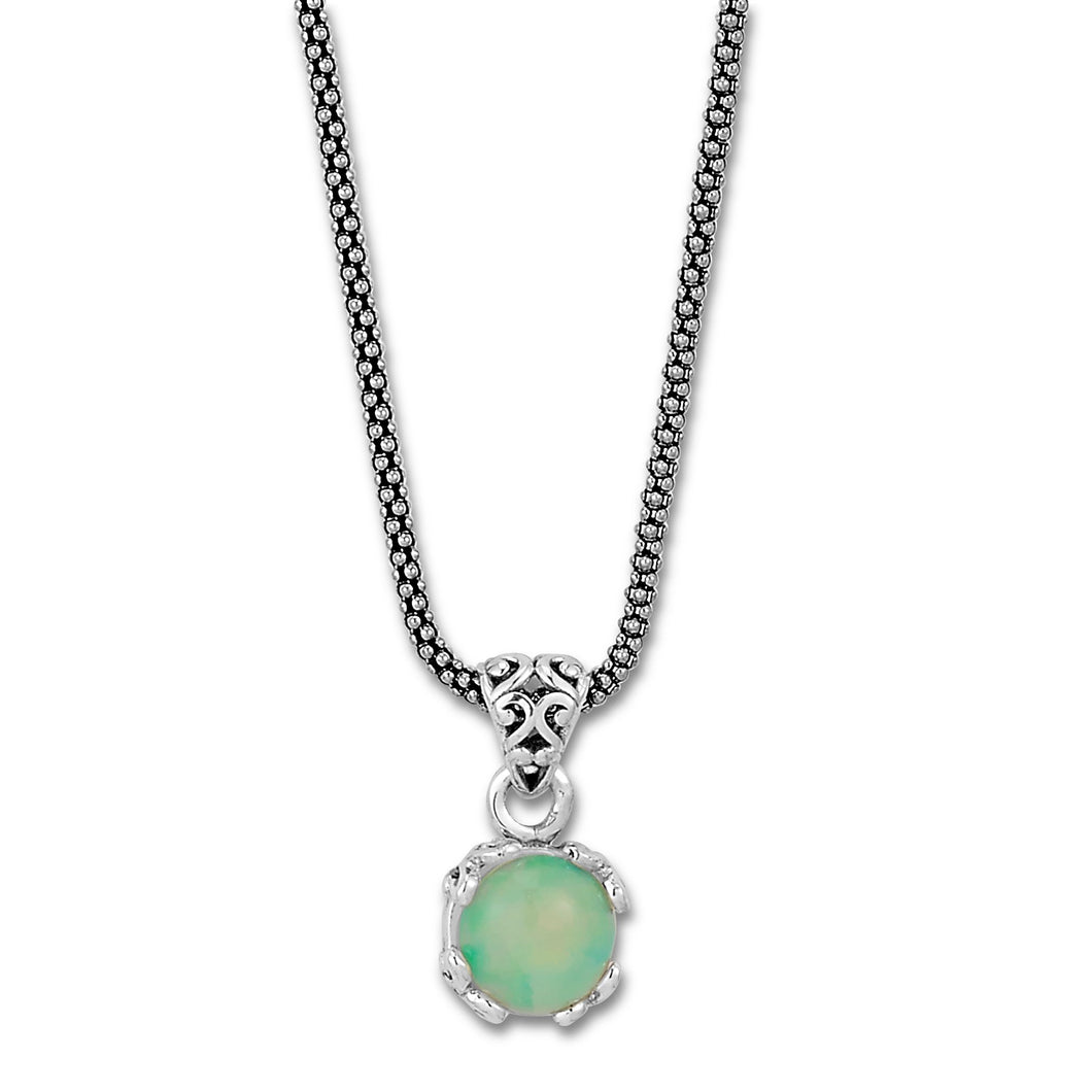 Glow Necklace - Opal - October