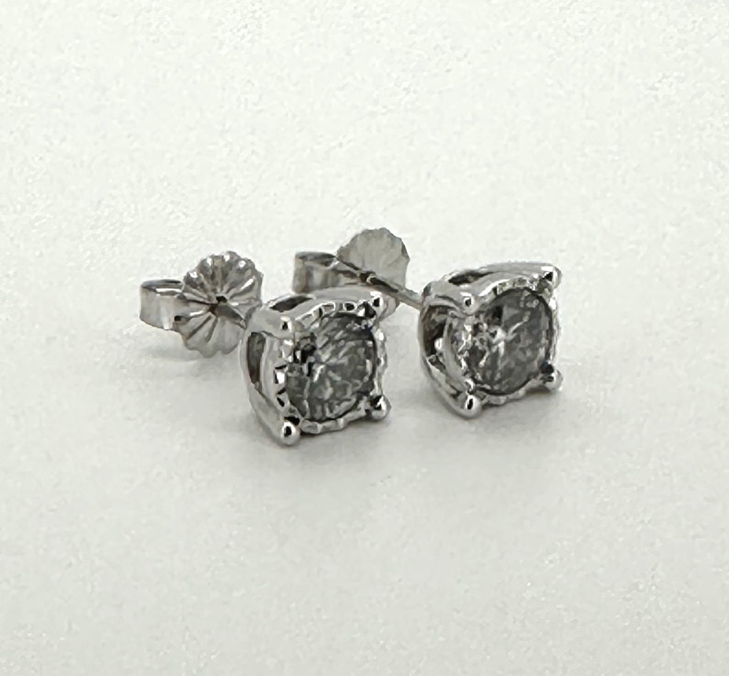 1.00 Carat Diamond Studs
