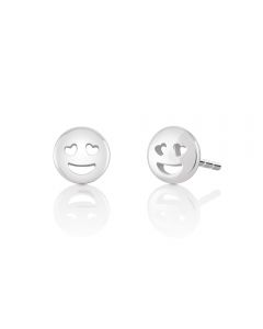 Petite Emoticon Smiley Stud Earrings - 1310-0068