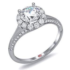 Demarco Eternal Devotion Collection DW6104 18 Kt White Gold Ring w/ 0.36 Carats of Diamonds