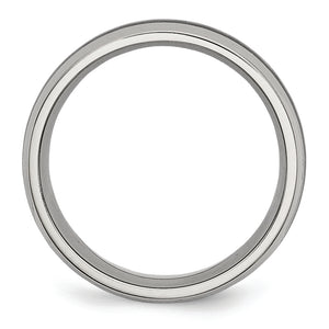 Stainless Steel & Black Carbon Fiber Ring